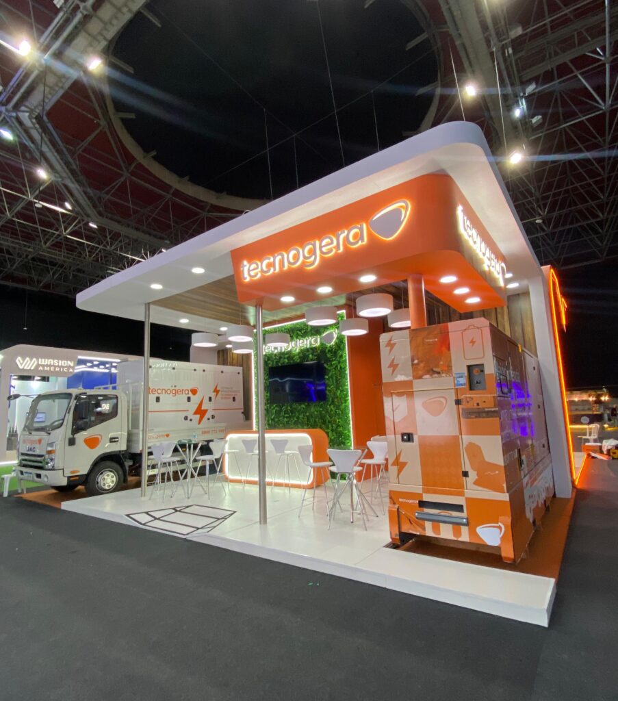 Na imagem é possível visualizar o estande no SENDI 2025